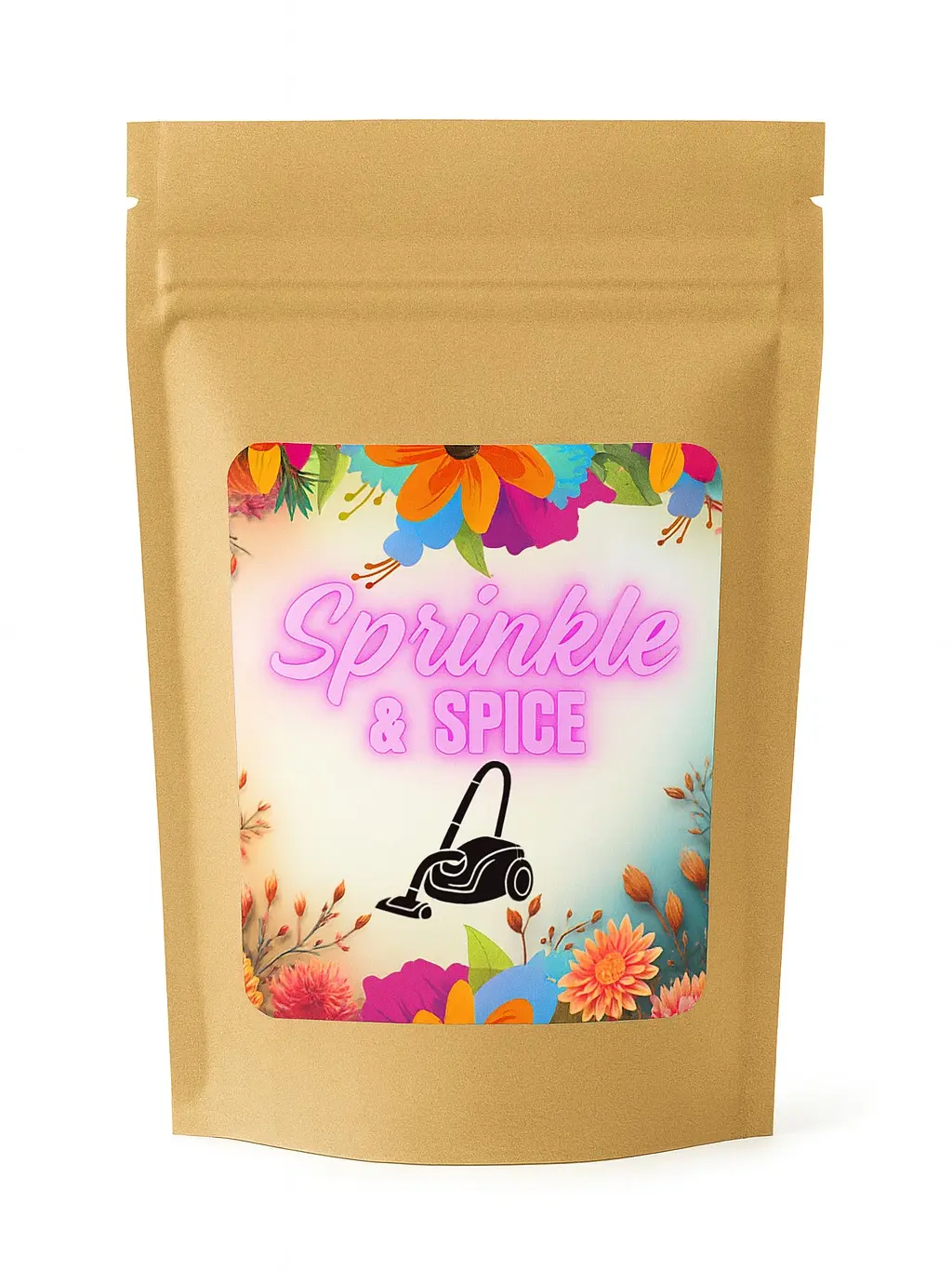 Sprinkle and Spice Sodium Bicarbonate Deodorizing Powder - 4oz Sample Pouches, Premium Blueberry-Pineapple Fragrance, Long-Lasting Odor Eliminator for Carpet, Upholstery, Car Interiors, Small Spaces, Everyday Home Care Supplies