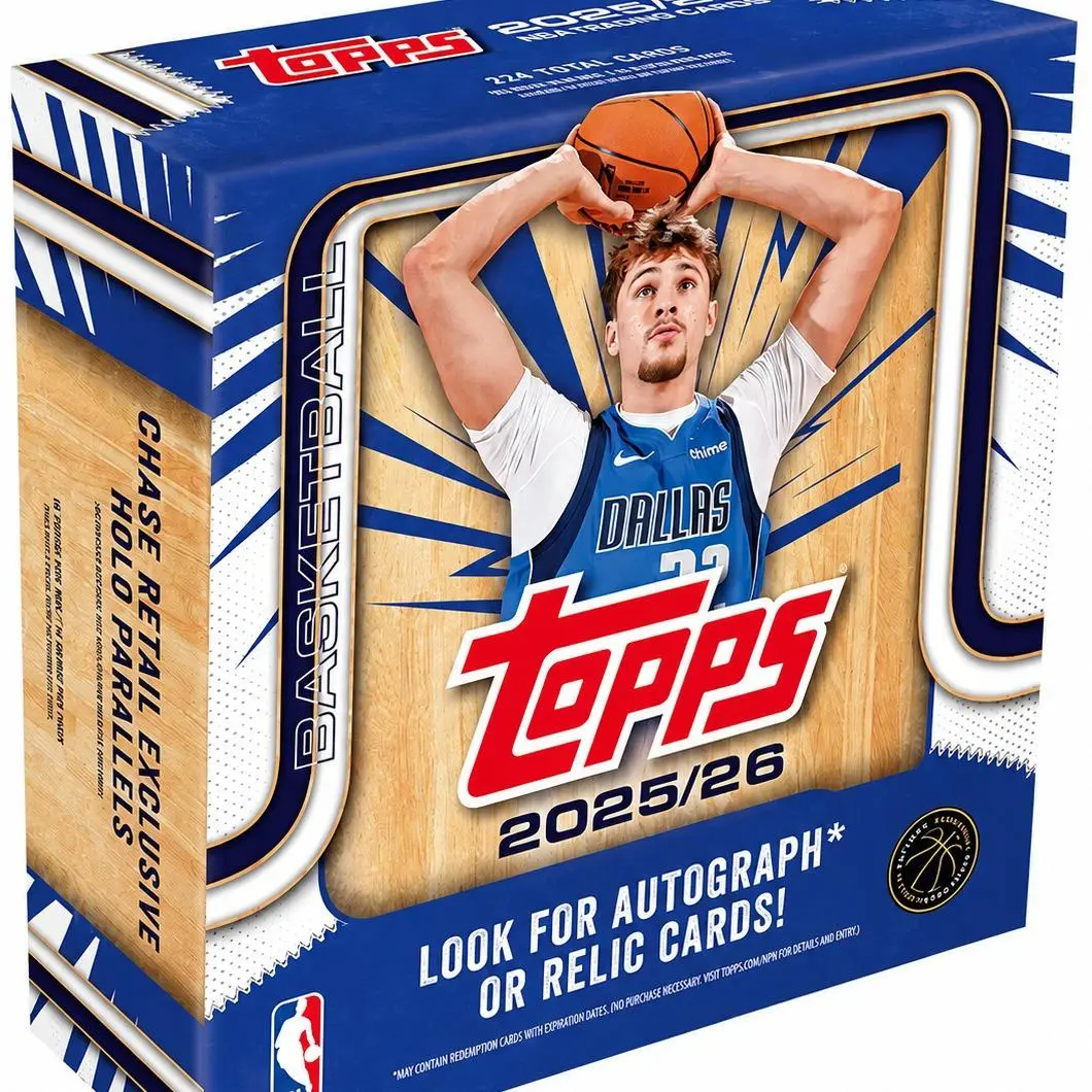 Topps 2025 NBA Flagship Mega Box Sports Trading Card Box