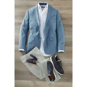 Resereve 2 Button Plaid Deco Sport Coat