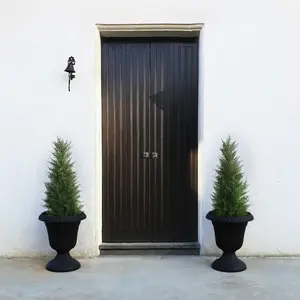 2 Pack VeriNatural 3/4/5FT Artificial Cedar Pines – Holiday Porch & Home Décor (No Planter Included), Perfect UV Christmas Gift faux outdoor cedartrees