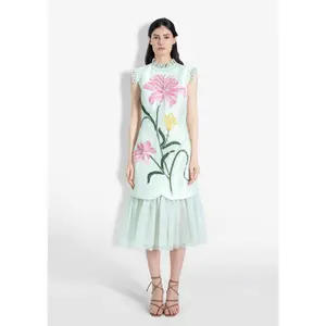 LILY MIDI DRESS GREEN