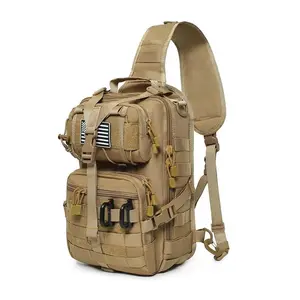 New Outdoor Tactical Sling Bag - Large-Capacity, Camouflage, Multifunctional Tactical Shoulder Bag for Hiking, Camping, Tactical Shoulder Bags