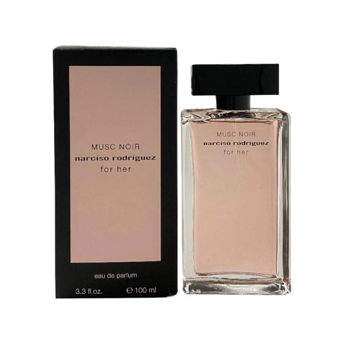 Narciso Rodriguez Musc Noir Women's EDP Spray Fragrance - Plum Top Note, Musk Base Note, 3-3.9 fl oz, New in Box, Elegant Luxury Spray-Based Noir Boxed Women's Fragrance, Noir Women's Fragrance