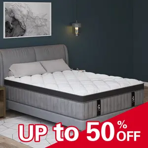 12/14 Inch Gel Memory Foam Mattress Hybrid Pocket Spring Twin Full Queen King Bed Mattress In A Box, Euro Top Medium Firm For Back & Lumbar Support, Individual Pocket Spring Bed For Motion Isolation & Fiberglass Free