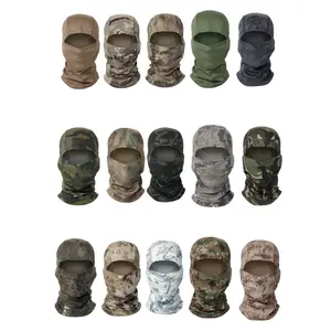 PAKNADA 3-Pcs Tactical Balaclava Full Face Mask, Lightweight Breathable Outdoor Face Cover for Hiking, Biking, Skiing & Camping