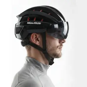 MavRide Adult Bike Helmet,  Ebike Helmet with Magnetic Visor | Cool Road & Mountain Cycling Gear for E-bikes, Scooters, Commuting CPSC Certified