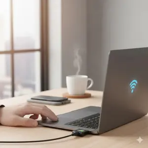 AC600 Wireless Usb wiFi Adapter for Desktop Pc 7 laptop | Dual Band 2.4G/5Ghz 802.11ac | Supports Windows 11/10/8/7 | Plug and Play Mini Usb network Card