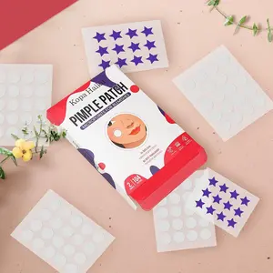 Kopa Haiku Pimple Patches for Face Hydrocolloid Acne Patch Star Shape 104 Patches 2 Shapes Skincare Daily Gentle Repair Natural & Hypoallergenic - Zit