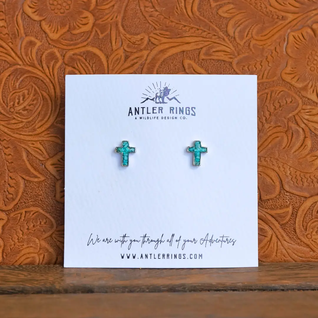 The Cross Stud Earrings The Cross Stud Earrings