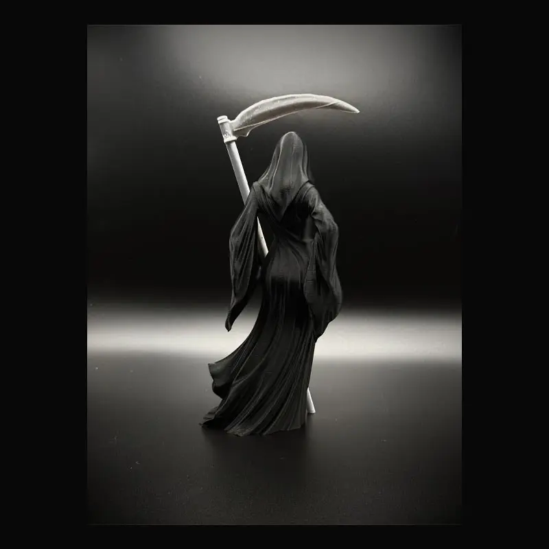 3D Printed Female Death God Statue, Decorative Statues, Elegant Dark Fantasy Reaper Ornament, Gothic Home Decor, Halloween Gift for Fans, Figurine Decor, Figure Decor