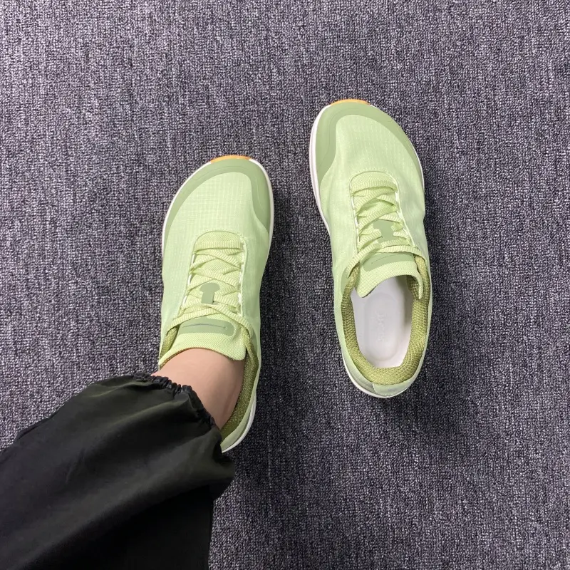 Women's 90s Aesthetic Retro Low Top Skate Style Casual Trainers - 23 Vibe + Lucky 7, Plaid/Houndstooth Compatible, All Season, 2E Wide-Head, Breathable Matcha Green Mesh, Thin Rubber Sole Outdoor Walking Shoes, Retro Style, Sneaker, Footwear, 90S Look, 90
