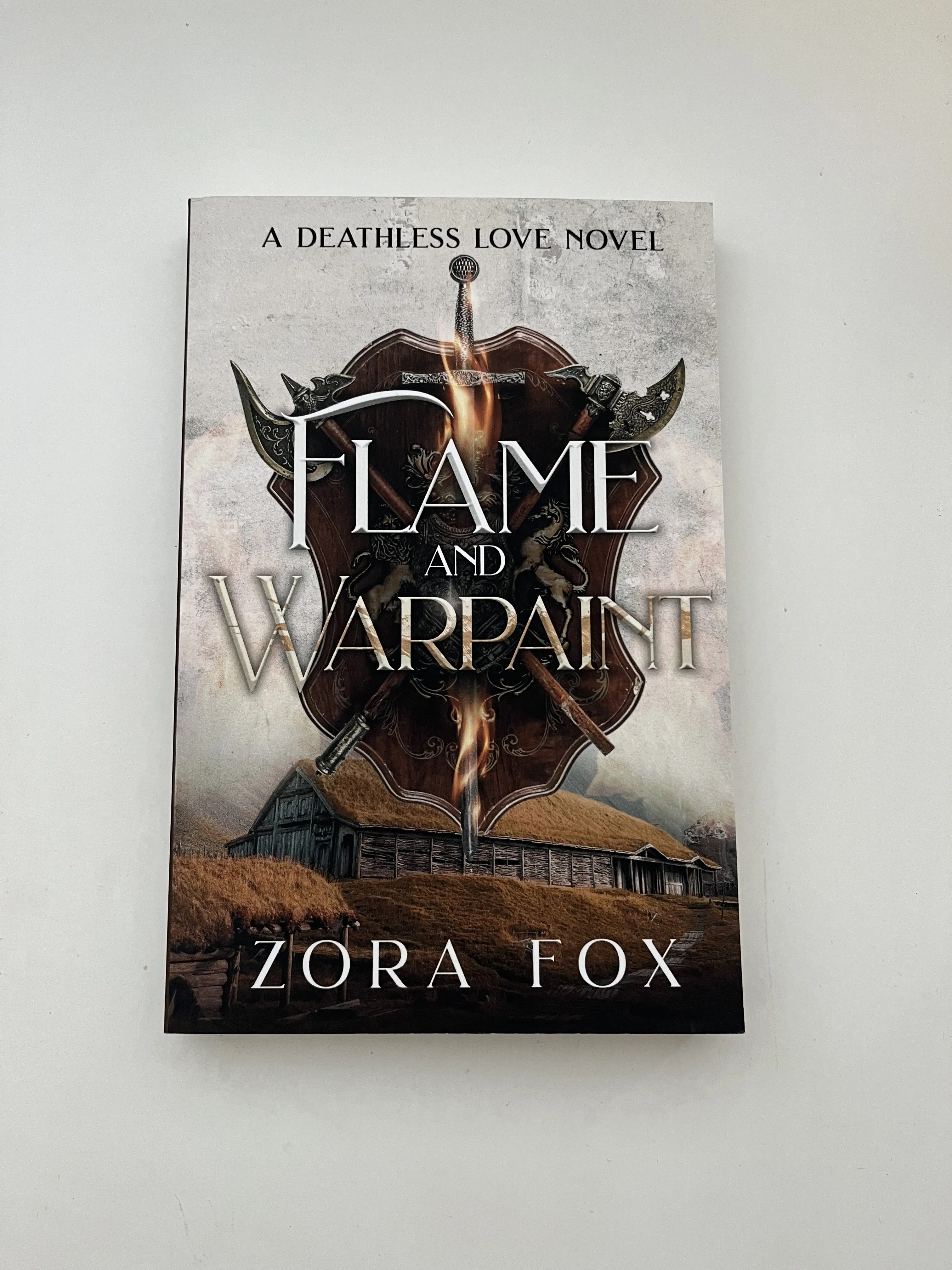 Flame and Warpaint (Deathless Love) paperback book signed by the author