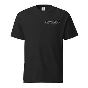 Bow Edge T-Shirt | Comfort Colors Gray Logo