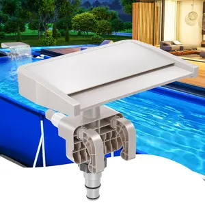 Ground Pool Fountain Waterfall, Relaxing Pool Waterfall, Ground Pool Accessories, Outdoor Decorative Cooling and Relaxation Pool Fountain, Garden Accessories