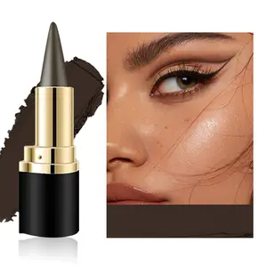 【Free Shipping 】1Pcs Dark Gray Gel Eyeliner Pencil Set,Eye LinerWaterproof Smudge Proof, Cat EyeMakeupStencil,Eye Black Smokey EyeshadowPaletteStick,Goth Halloween Makeup