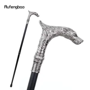 Big Teeth Wolf Fashion Walking Stick Decorative Vampire Cospaly Vintage Party Fashionable Walking Cane Halloween Crosier Cosplay 93cm