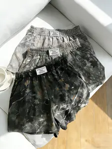 Women's Chic Camouflage Shorts Set, Elastic Waist Loose Fit Casual Summer Wear, All-Over Printed Fashionable Ladies Bottoms, Daily Comfort Style, Everyday