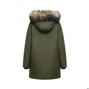 Coats Lining Puffer Thickened Parka Winter Jackets For Women Ladies Jacket With Faux Fur Waterproof Warm Hooded Womens Cold Weather