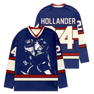 [HOT TREND 2026] Navy Heated Rivalry Hockey Jersey, ROZANOV & HOLLANDER Hockey Jersey, Connor Storrie Shirt, Movie Inspired Shirt, Ilya Rozanov Shane Hollander L3N