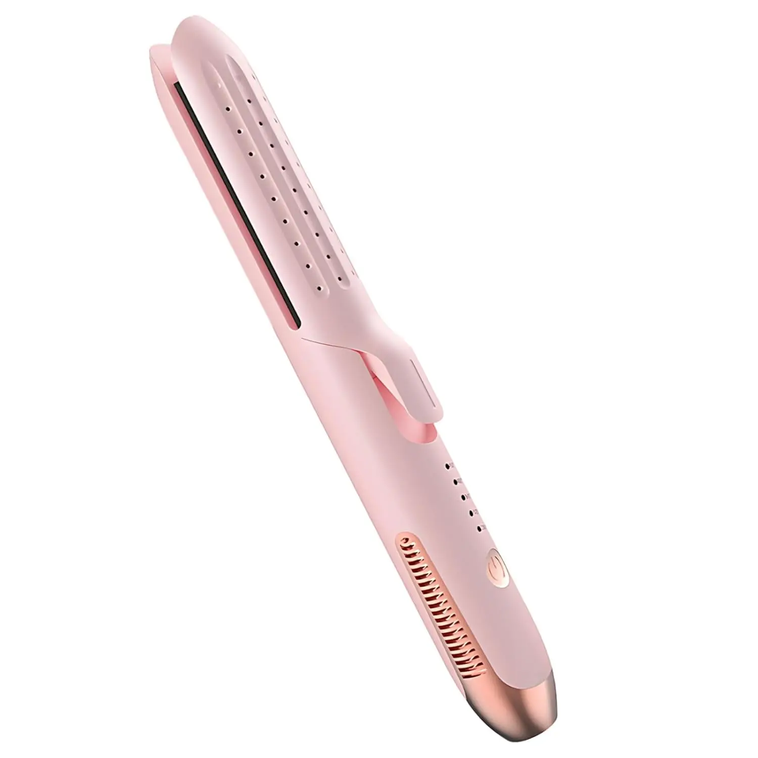 2-in-1 Ceramic Hair Curler and Straightener - Adjustable Temperature, Cool Wind Function, Smooth Styling, Portable Personal Care Appliance
