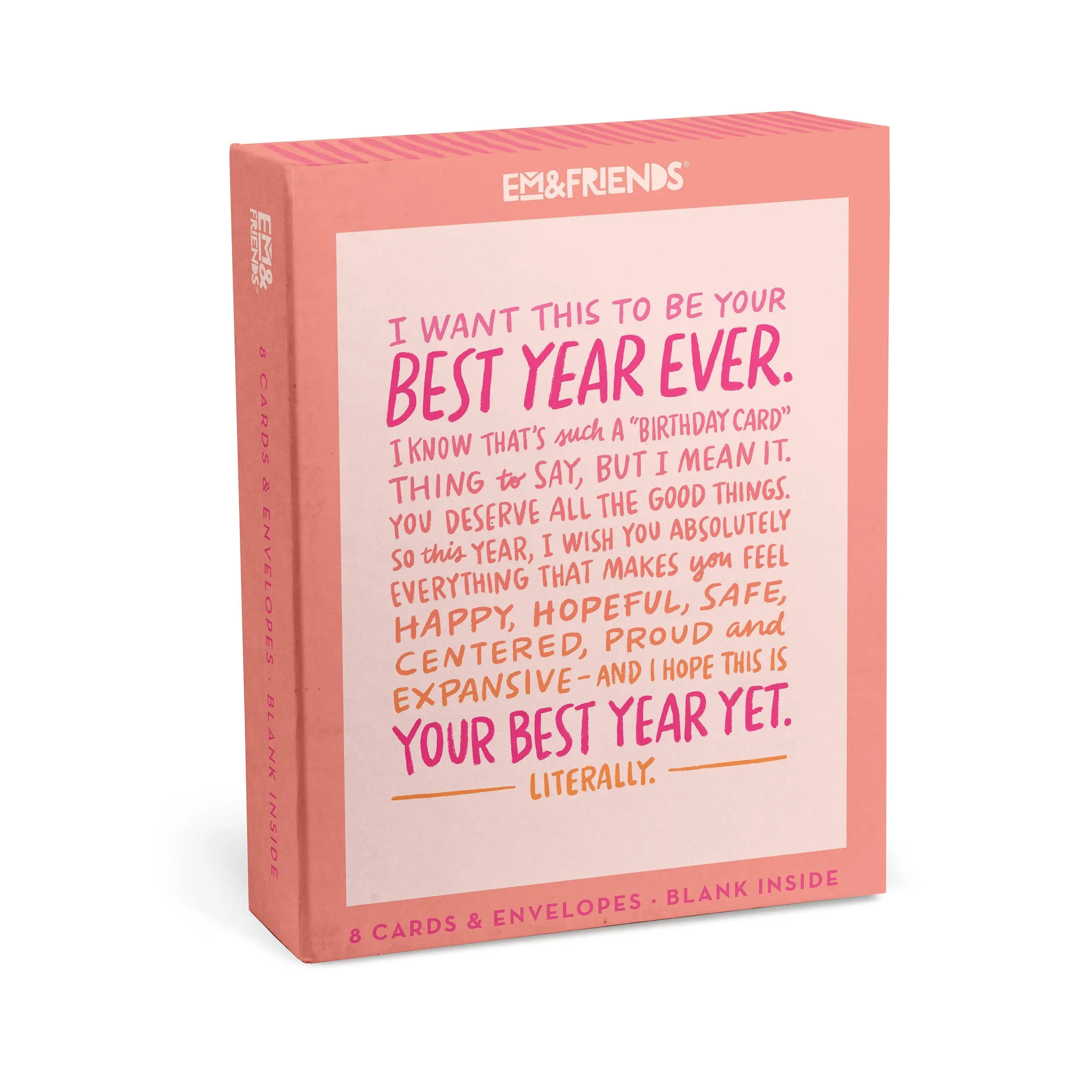 Best Year Yet Birthday Cards with Envelopes (Box of 8) Best Year Yet Birthday Cards with Envelopes (Box of 8)