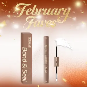 Maxcomfi Lash Kit Essentials | Strong Hold, Waterproof & Remover-Safe for Flawless Lashes Latex-Free Waterproof Bond Seal & Remover for Sensitive Eyes - Biotin&VE Ingredients - Long Lasting Formula - Pool-Proof Rainy Day Proof