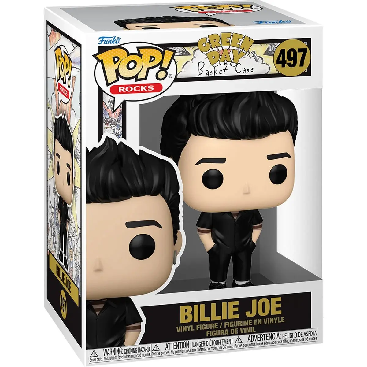 Green Day Billie Joe (Basket Case) Funko Pop! Vinyl Figure #497