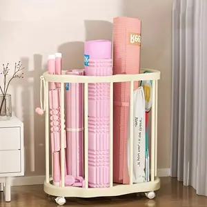 Large Stuffed Storage Organizer with Wheels, Rolling Toy Storage Bin for Kids Bedroom Playroom, kitchen organization
