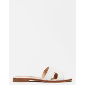 Steve Madden HADYN WHITE LEATHER Sandals Steve Madden HADYN WHITE LEATHER Sandals