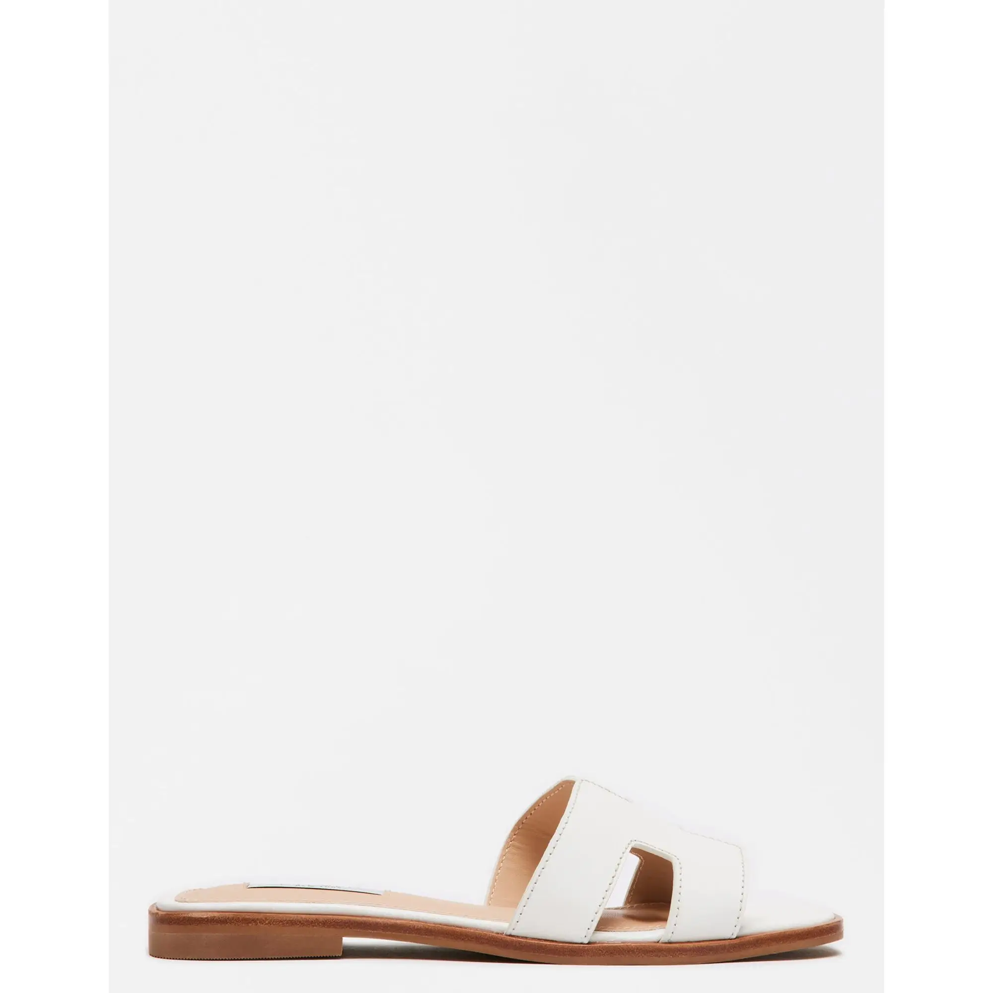 Steve Madden HADYN WHITE LEATHER Sandals