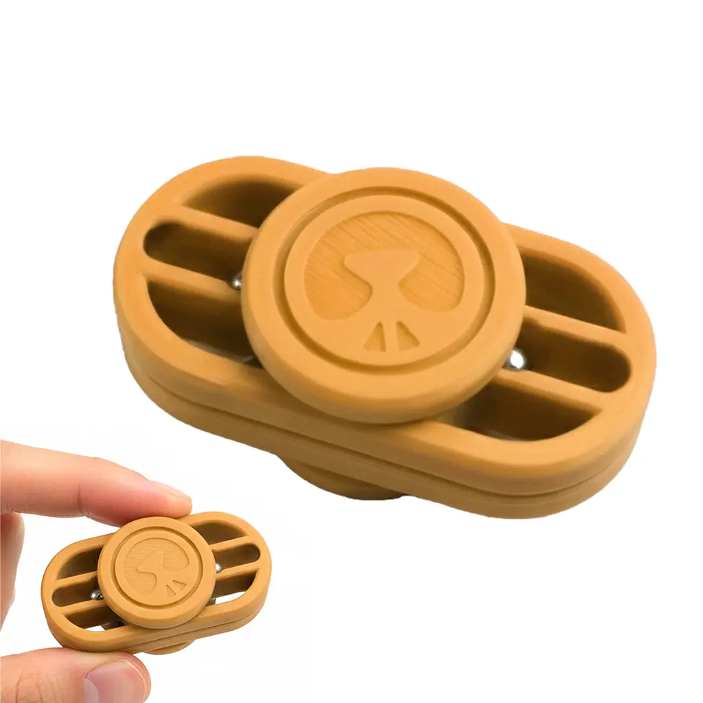 Magnetic Tactile Fidget Spinner, Centrifugal Steel Ball Feedback Finger Spinner, R188 Bearing, Compact EDC Desk Toy for Adults