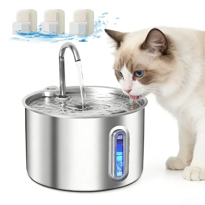 best cat water fountain stainless steel amazon - TikTok Shop