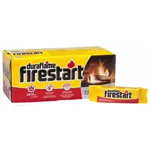 Duraflame Cowboy 4.5 oz Fire Lighter - Pack of 12, Wooden, Easy Lighting