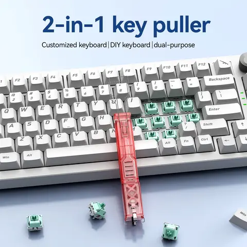 2-In-1 Switch Tool Keycap Puller Set, Durable Four Claw Keycap Remover for Kailh Ttc Gateron Switches, DIY Mechanical Keyboard Repair Kit