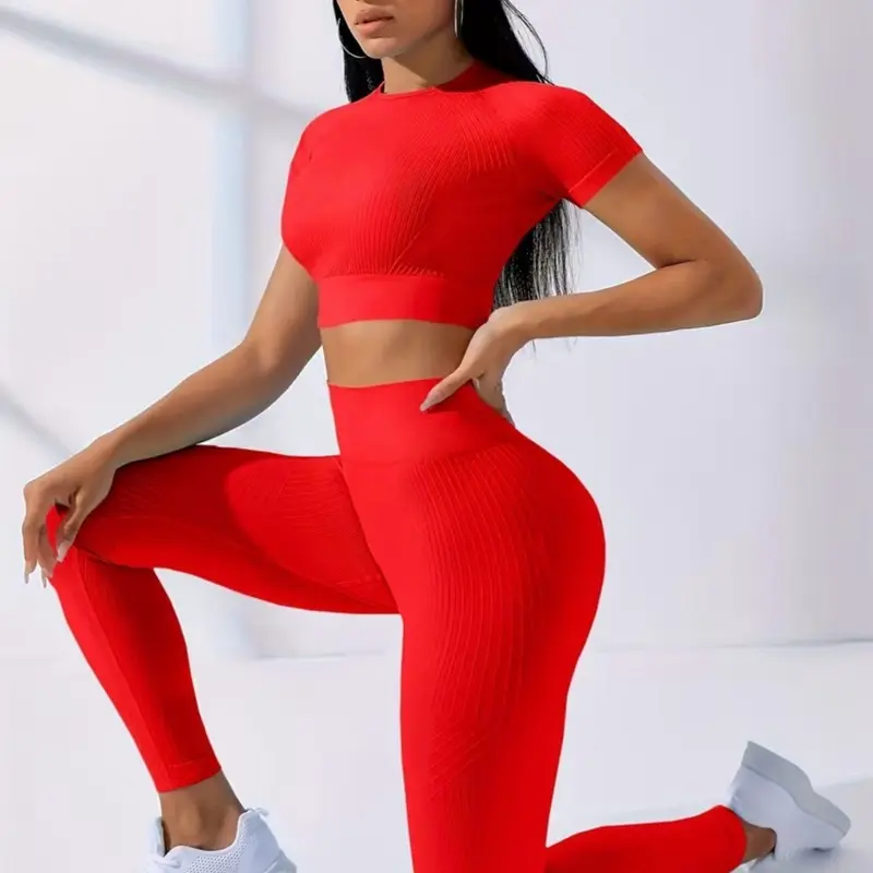 Women's 2-Piece Seamless 1-Size Apparel - Versatile Everyday Wear