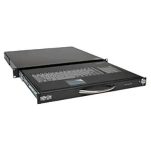 Tripp Lite SRSHELFKBD SmartRack 1U Rackmount Keyboard with KVM Cable Kit
