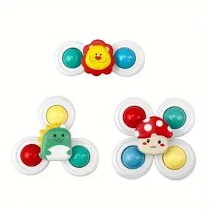 Baby Suction Cup Spinning Toy with Music – Educational High Chair Toy for Early Learning