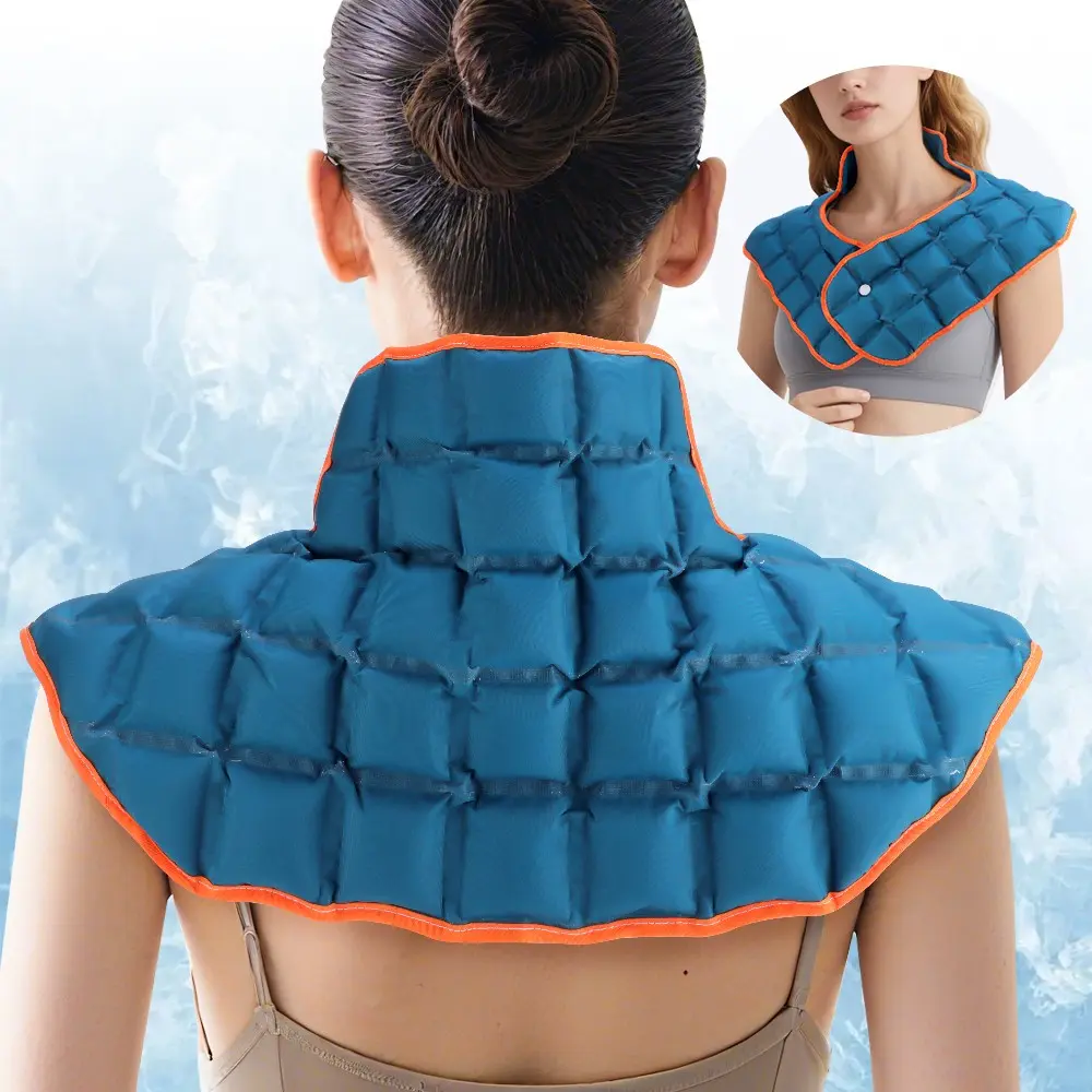 Dark Multi-Compartment Cold Hot Therapy Wrap, Self-Water-Absorbing High Polymer Material, Microwave Heating Freezing, Reusable Portable Care Pad, Heated Pad, Heating Pads