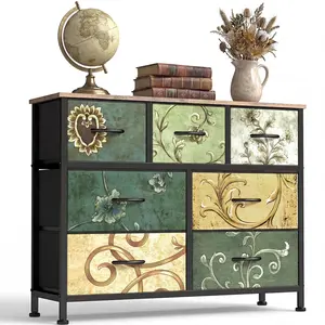 7-Drawer Fabric Dresser Storage Chest for Bedroom, Closet, Storage Furniture for Adults