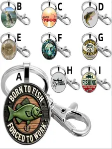 Fish Scale Pattern Keychain, Fashionable Keychain for Men & Women, Trendy All-match & Exquisite Keychain for Birthday Gift