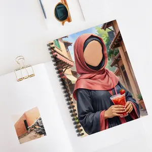 Strawberry Delight, Cute Diary, Muslim Spiral Notebook, Islamic Journal