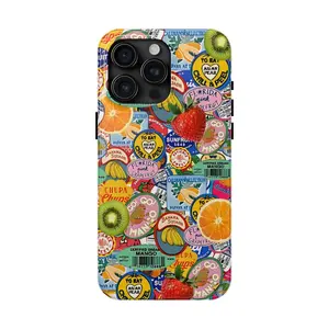 Fruit Sticker Collage Phone Case Aesthetic Cute iPhone Case Unique Preppy Applicable to iP15Promax ip14Pro mobile phone case 12 trendy brand 13 anti-fall cover 14Promax 15Pro cute Plus phonecase Accessories Acrylic casetify