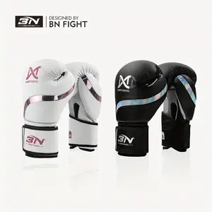 BN FIGHT DNA Training Boxing Gloves - All-Purpose 8-12oz Gloves with Hook & Loop Wrist Support for General Training