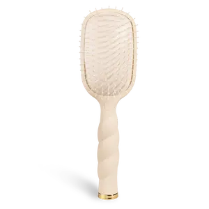 TELETIES - Detangler Hair Brush for Medium Hair – Tan - Removable Cleaner