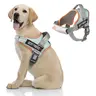 AUROTH No Pull Dog Harness Straps, Safety Harnesses for Dogs – Soft Padded Service Vest, Reflective, Adjustable, Easy On & Off – Ideal for Walking & Training, Fits Small, Medium & Large Dogs