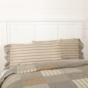 Farmstead Charcoal Pillow Cases