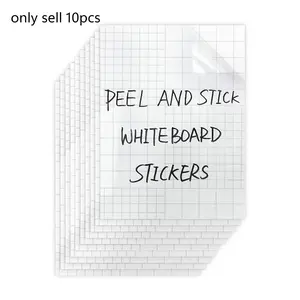 10 sheets of PET writing film, A4 erasable writing environmentally friendly adhesive stickers