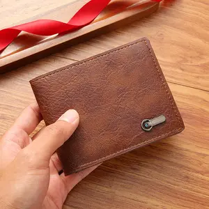 Men's Short Leather Wallet – Business-Casual Style