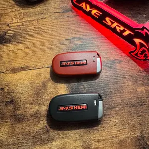 Red 345 HEMI 5.7 L HEM I KEY FOB For Dodge Charger Challenger DURANGO R /T ( SHELL ONLY)