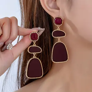 New Minimalist Water Drop Acrylic Earrings • Lightweight & Elegant